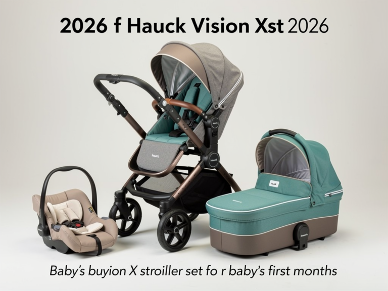 Hauck Vision X Kinderwagen 3in1 Set im Test für die ersten Baby-Monate