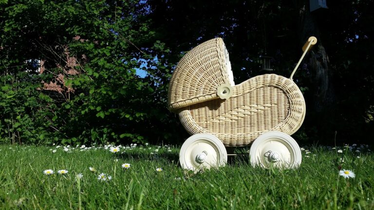 Kinderwagen mit flexiblem Sonnensegel und Belüftung für optimalen Sommer Schatten