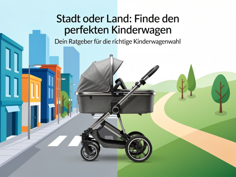Kinderwagen für Stadt oder Land: Finde das passende Modell für deinen Lebensstil