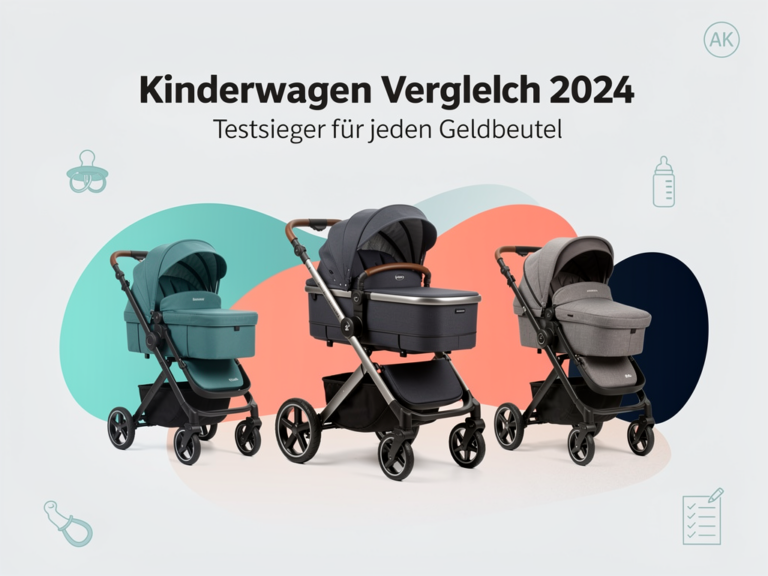 Kinderwagen Vergleich 2024 mit Testsiegern in verschiedenen Preisklassen und Familienbedürfnissen