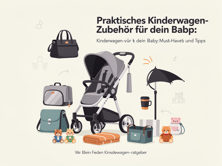 Praktisches Kinderwagen-Zubehör für Babys: Must-haves für sorgenfreie Ausflüge