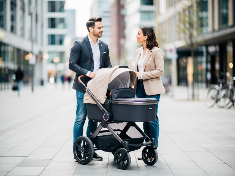 Maxi-Cosi Adorra² Kinderwagen im urbanen Alltag mit hohem Komfort und Wendigkeit